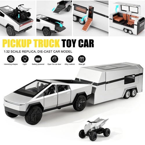 Pickup trailer alloy car model - alloy,