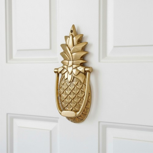 Brass pineapple front - brass,