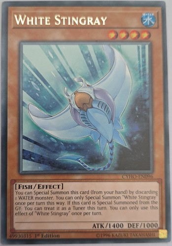 White stingray cyho - white,