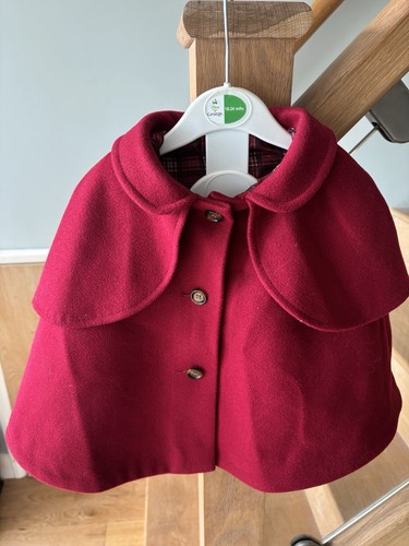 Stunning red girls cape with - red,