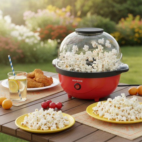 Electric popcorn maker machine - popcorn,