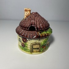Japanese Marutomoware House Shape Honey Pot