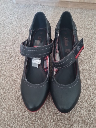 Oliver black leather women - s, women's