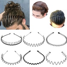 Black Metal Sports Hairband