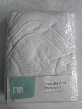 Mothercare 3 Cuddle And Dry Towels