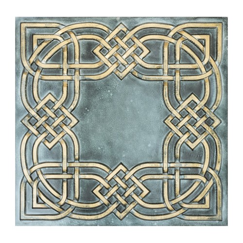 Faux tin painting tile - painting, 3d