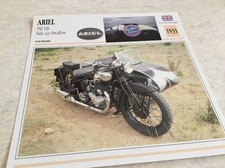 Ariel 550 motorcycle card - ariel,