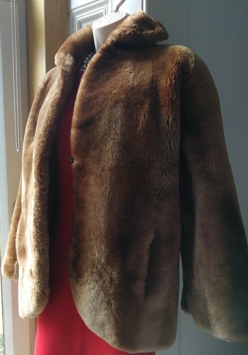 Vintage sheepskin fur - sheepskin,
