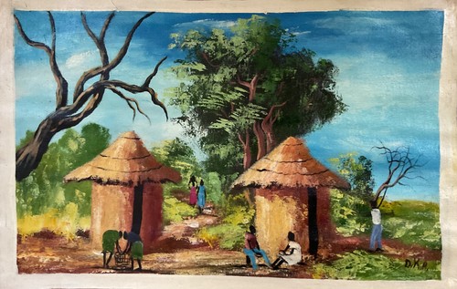 Original african painting - original, with