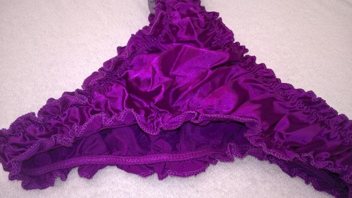 Sexy piece purple satin - sexy,