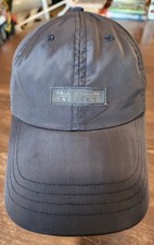 Paul & Shark Yachting Lined Hat Cap Strap Back Blue Nylon Sailing 