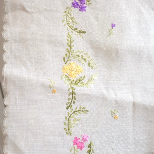 Vintage estate handmade linen - vintage,