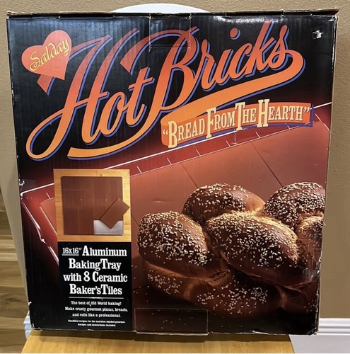 Hot bricks bread from - hot,