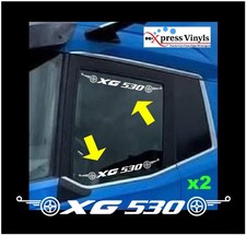 2 x XG 530 truck window