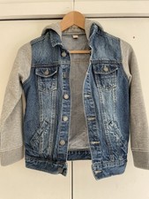 Boys TU Hooded Denim Jacket