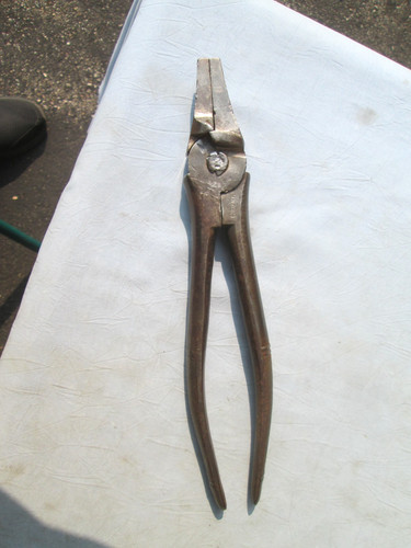 Antique fence pliers - cronk, 10"