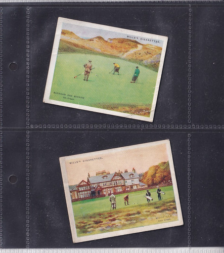 Wills golfing large card - wills's,