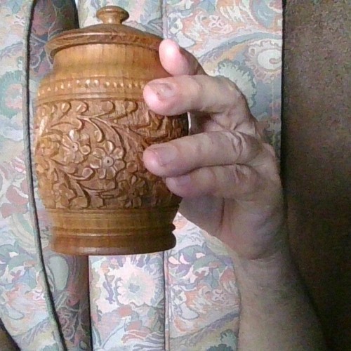 Unusual wooden hand carved - wooden,