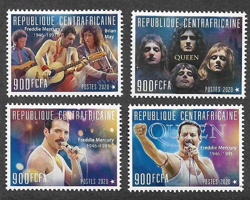Queen stamps set - set,
