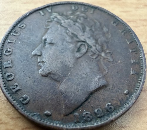 1826 george farthing - george, fine