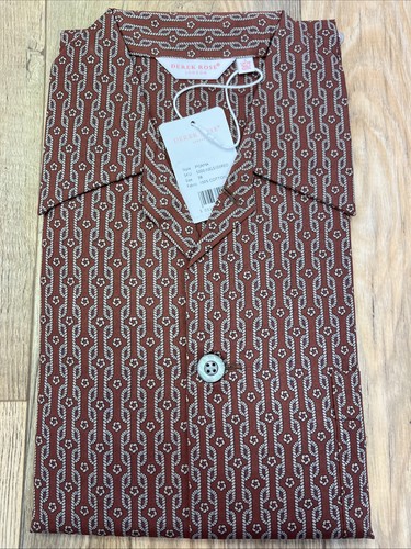 Mens derek rose cotton pyjamas - derek,