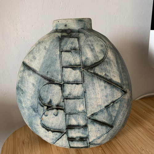Vintage carn pottery vase by - pottery,