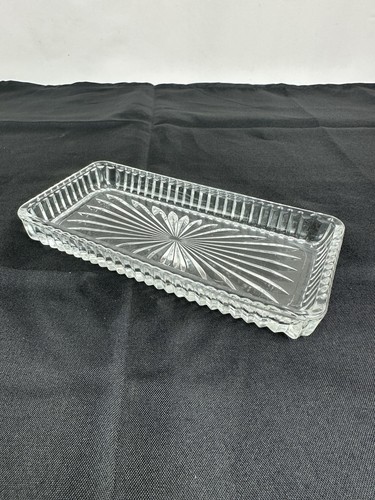 Vintage crystal tray - vintage,