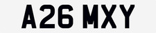 AMY 'KISS' OLD PRIVATE NUMBER PLATE A26 MXY FEES PAID AMZ AIMEE AIMIE AMIE AMI