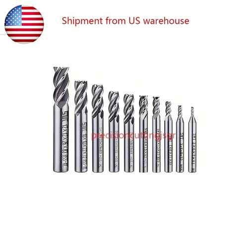 Set end mill flute - 10,