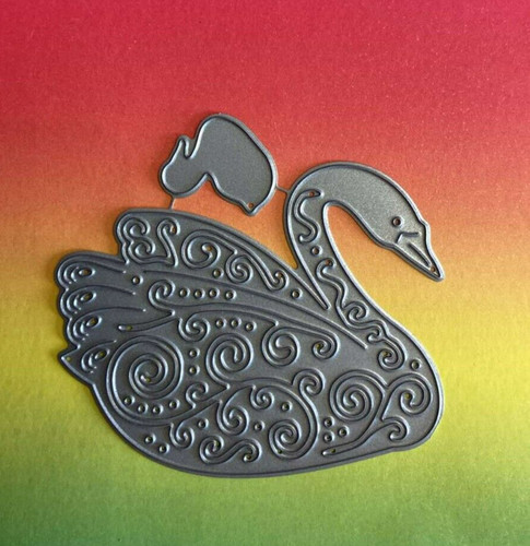 Swan cygnet cutting die - swan, &
