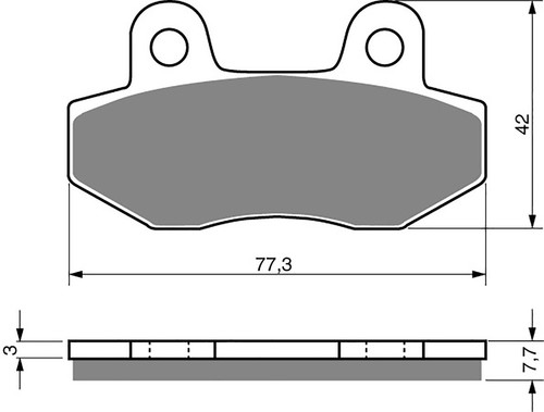 Brake disc pads front - disc,