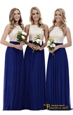 New Long Chiffon Lace Evening