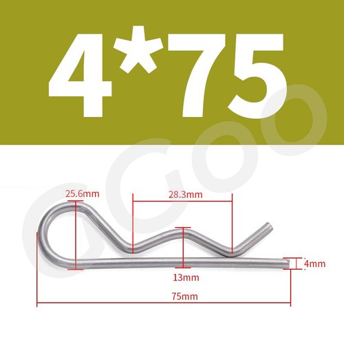 Clips pin spring lynch - r-clips,