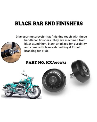 Bar end mirror finisher fit - end,
