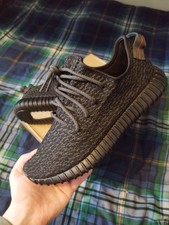 UK11 - Adidas Yeezy 350 V1 Pirate Black 2015 pair