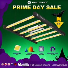 450W Spider LED Grow Light Full Spectrum Samsung LM281B Dimmable 5x5ft Coverage