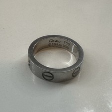 Cartier LOVE Ring White Gold 