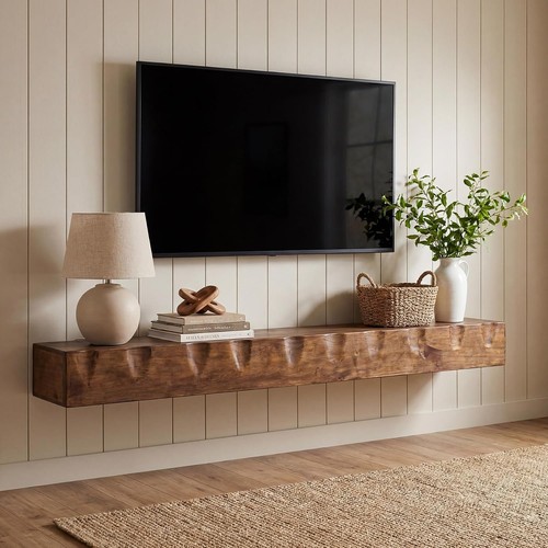 Solid wood floating - 63",