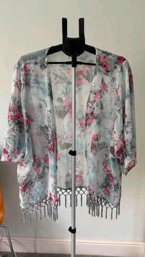 Atmosphere sheer floral kimono - floral,