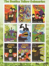 Beatles Lennon McCartney Yellow Submarine 2003 MNH stamp sheetlet