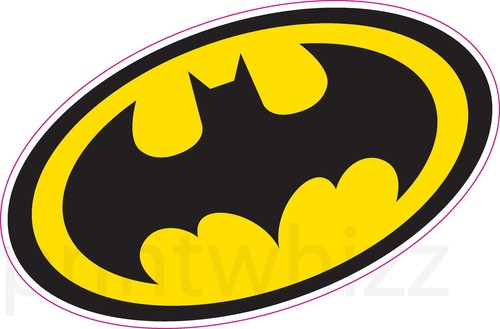 Batman logo crest - batman, vinyl