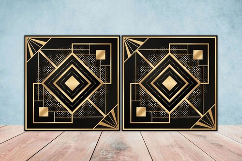 Black and gold - and,