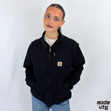 Y2K Carhartt Detroit Jacket Black Small