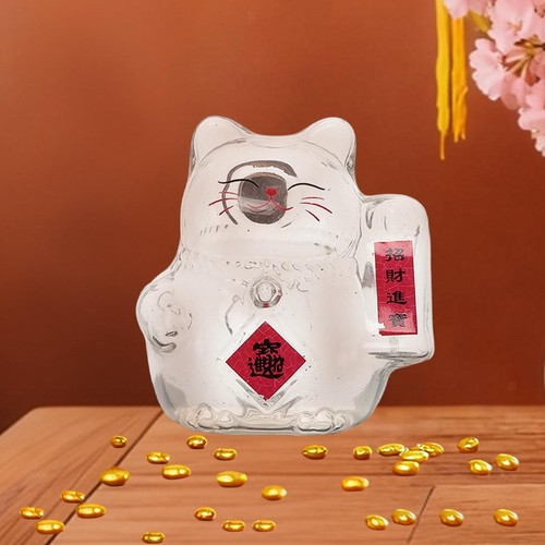 Glass piggy bank - glass, cute