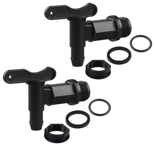 Pair water butt tap - water,