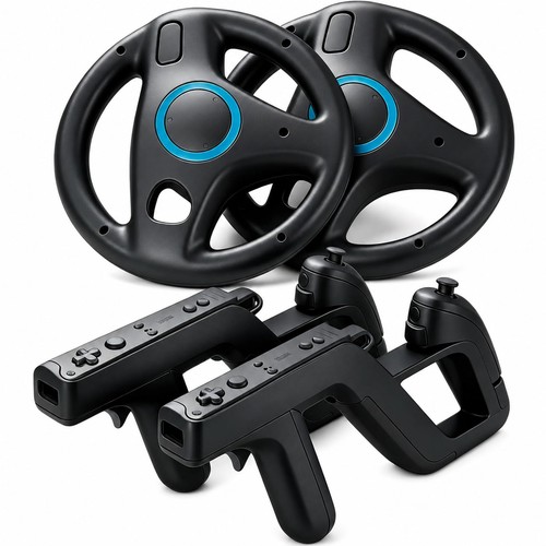 Wii zapper gun and - gun, steering