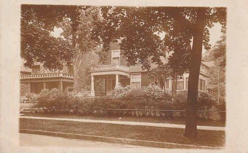 Postcard old real estate two