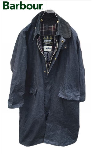Barbour burghley 1988 navy - burghley,