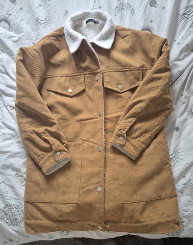 Boohoo oversized tan corduroy - boohoo,