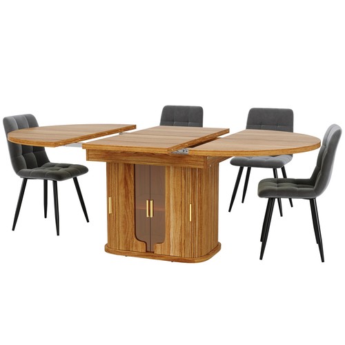Extendable dining table - table, and